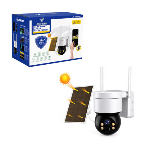 Jortan Ηλιακή Ασύρματη Κάμερα Ασφαλείας WiFi με Περιστροφή και Νυχτερινή Λήψη JT-8258PRO - Solar Smart Camera