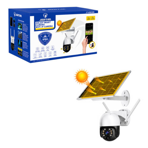 Jortan Ηλιακή Περιστρεφόμενη Κάμερα Ασφαλείας WiFi 355° με Νυχτερινή Λήψη JT-8181XM - Solar Smart Camera