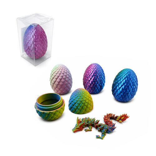 Αυγό Δράκου 3D Printed με Κρυφή Φιγούρα - 3D Printed Dragon Egg with Hidden Figure