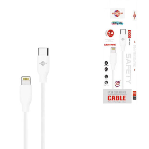 Wisdomup Καλώδιο Φόρτισης και Μεταφοράς Δεδομένων Type-C σε Lightning SJX-41CL - Type-C to Lightning Charging and Data Cable