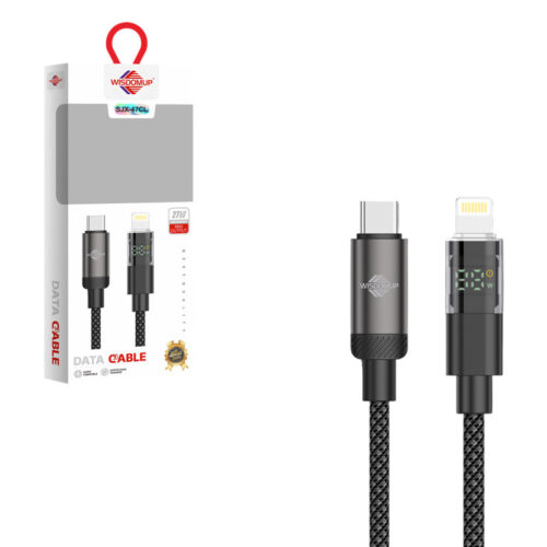 Wisdomup Καλώδιο Φόρτισης Type-C σε Lightning με Ένδειξη LED SJX-47CL - Type-C to Lightning Charging Cable with LED Display