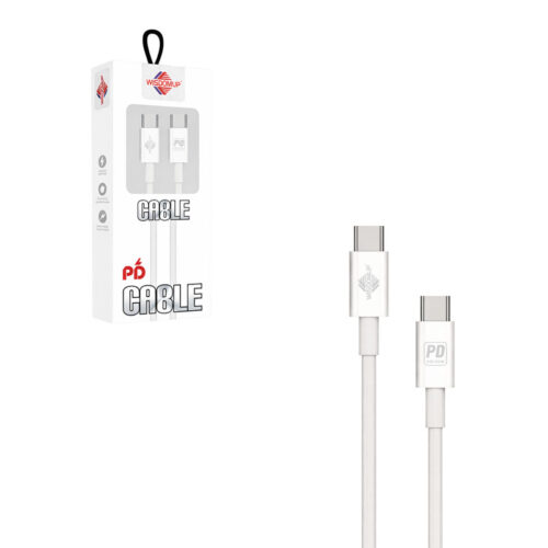 Wisdomup Καλώδιο Φόρτισης USB-C σε USB-C PD 66W 1m SJX-20CC – USB-C to USB-C PD 66W Fast Charging Cable