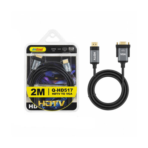 Καλώδιο Μετατροπέας HDMI σε VGA 2 Μέτρα 4K - HDMI to VGA Converter Cable 2M 4K